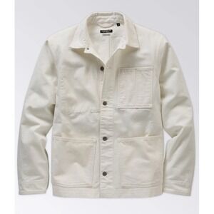 OOBE Brand 161 King St Canvas Chore Coat Japanese Fabric White Mens XL